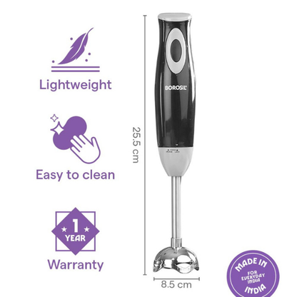 Borosil Smart Blend Hand Blender 300W