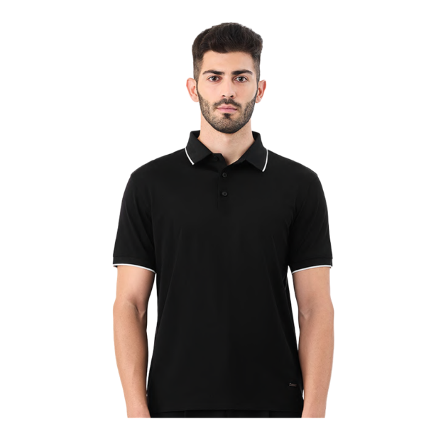 Snitch Design Tipping Polo T-Shirt