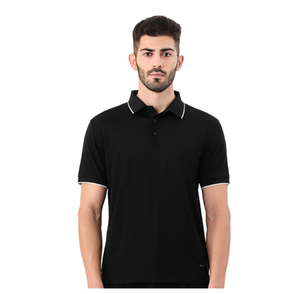 Snitch Design Tipping Polo T-Shirt