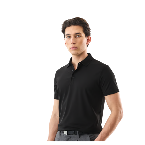 Snitch Solid Technical Stitchless Polo T-Shirt