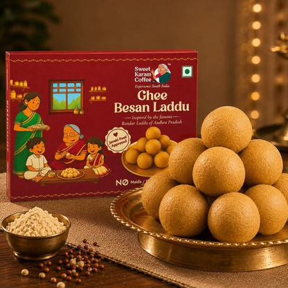 Sweet Karam Coffee Ghee Basan Laddu