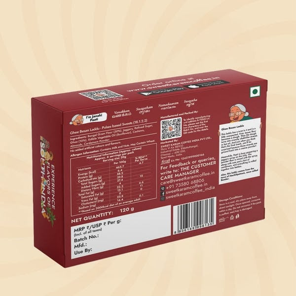 Sweet Karam Coffee Ghee Basan Laddu