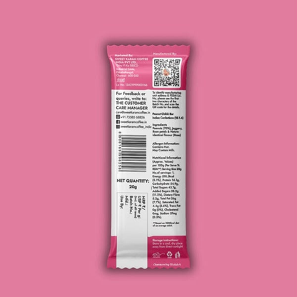Sweet Karam Coffee Rose Peanut Chikki Bar