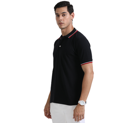 Swiss Military Polo T-Shirt With Tipping