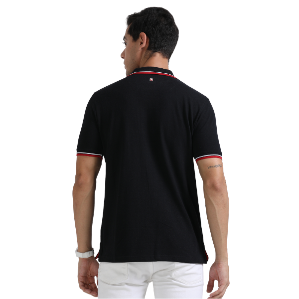 Swiss Military Polo T-Shirt With Tipping