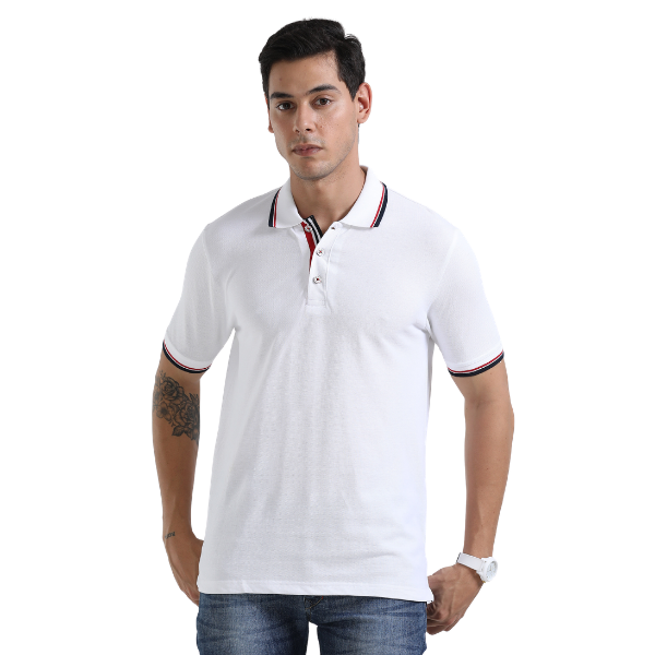 Swiss Military Polo T-Shirt With Tipping