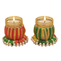 Tabla Pearl Tea Light Holder (Set of 2)