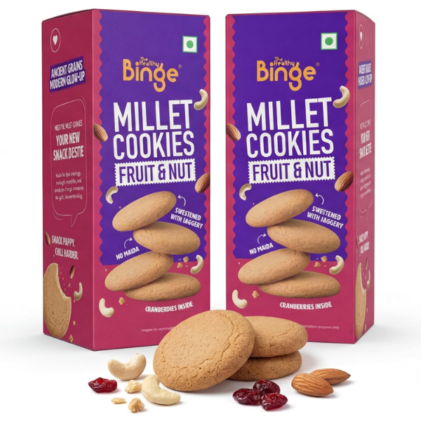 The Healthy Binge Millet Cookies