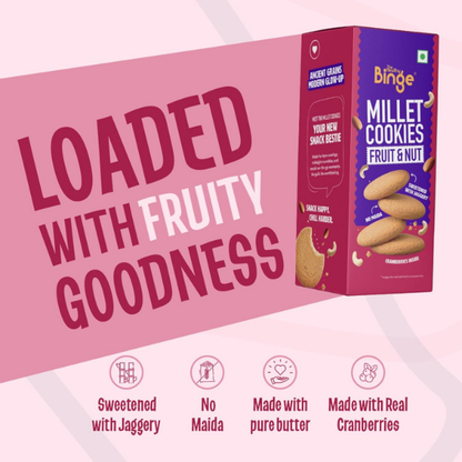 The Healthy Binge Millet Cookies