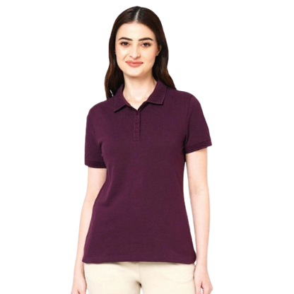 Jack & Jones Women's Jacquard Polo T-Shirt