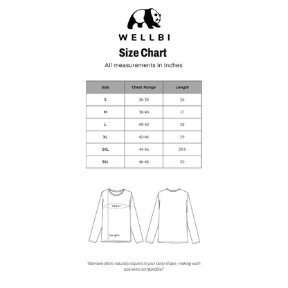 Wellbi Bamboo Full Sleeves T-Shirt