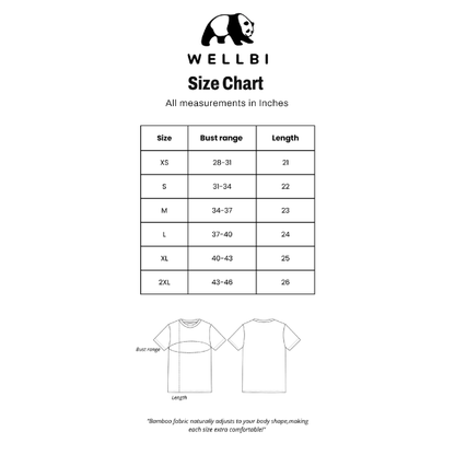 Wellbi Bamboo Round Neck T-Shirt