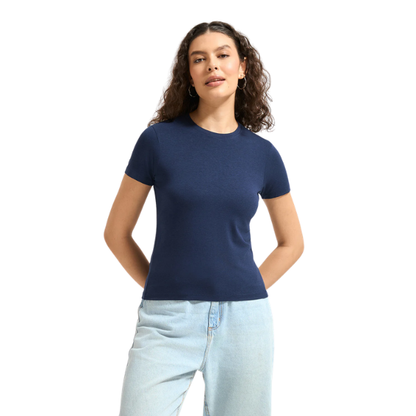 Wellbi Bamboo Round Neck T-Shirt