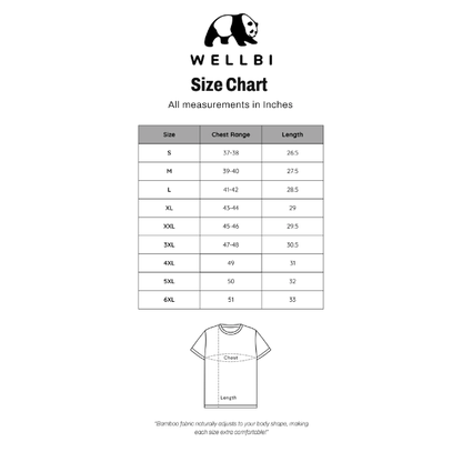 Wellbi Bamboo Round Neck T-Shirt