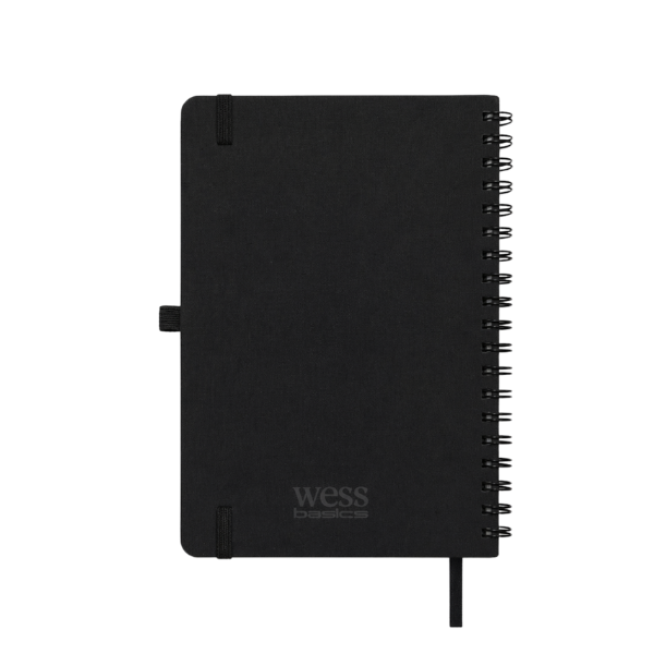 Wess Basics Fabric Spiral Diary