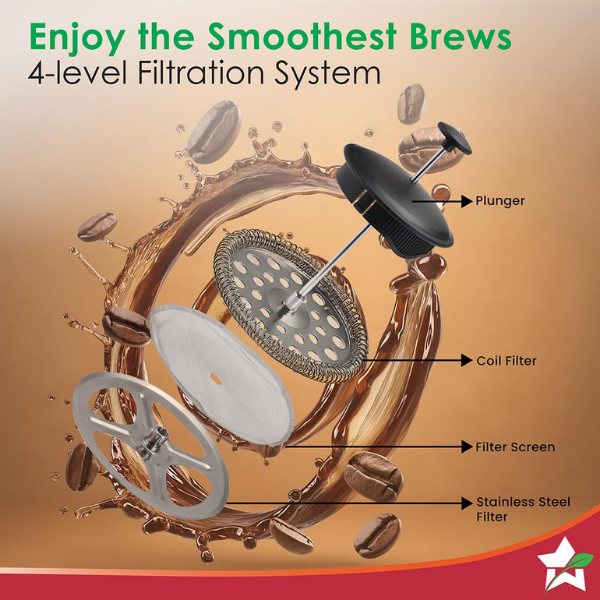 Wonderchef French Press Coffee Maker