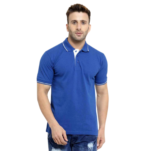 Scott Organic Polo with Tipping T-Shirt